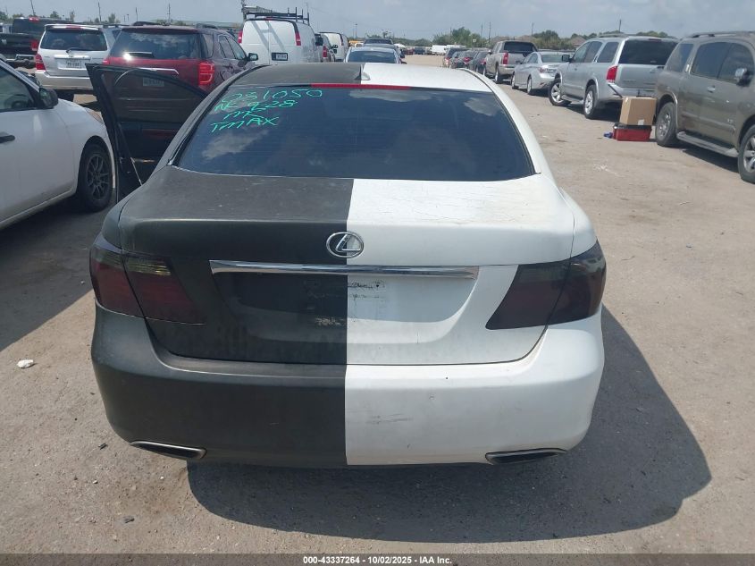 2007 Lexus Ls 460 VIN: JTHBL46F575031050 Lot: 43337264