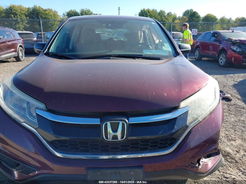 2015 Honda Cr-V Lx VIN: 2HKRM4H31FH636634 Lot: 43337265