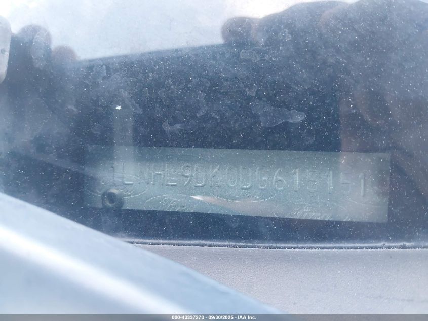 2013 Lincoln Mks VIN: 1LNHL9DK0DG615151 Lot: 43337273