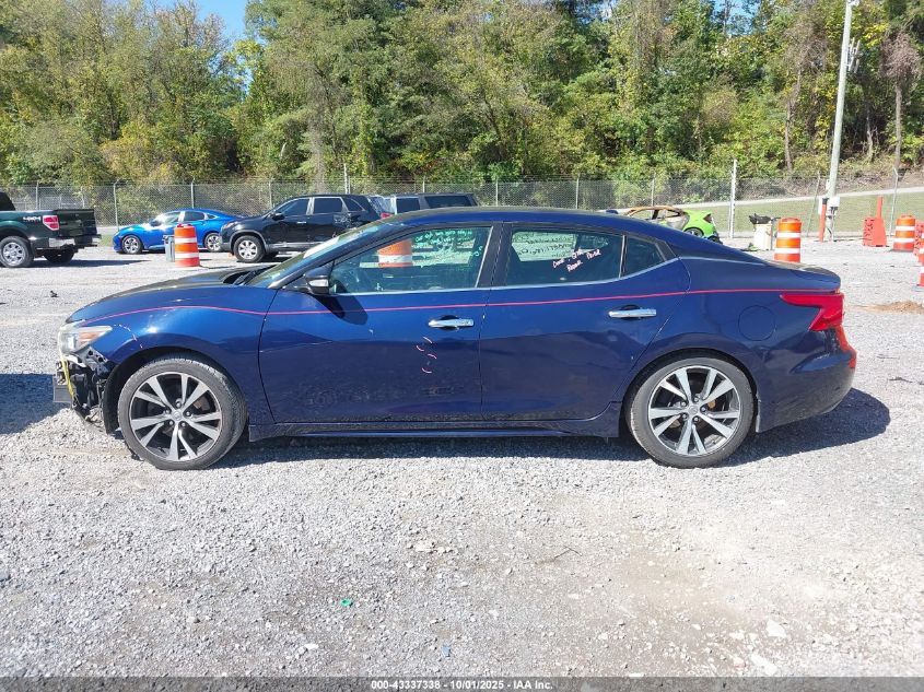 2016 Nissan Maxima 3.5 Sv VIN: 1N4AA6AP9GC395343 Lot: 43337338