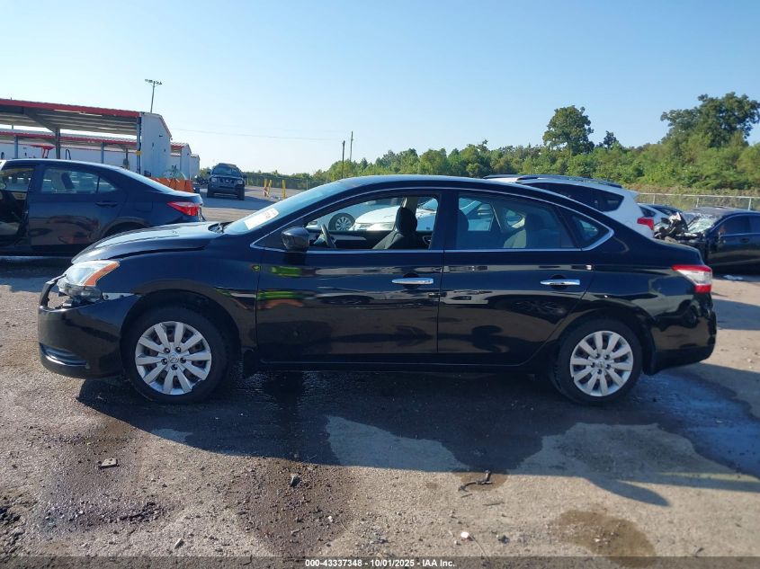 2015 Nissan Sentra Sv VIN: 3N1AB7AP5FY278624 Lot: 43337348