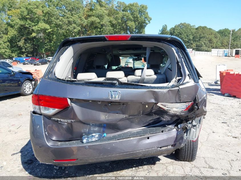 2015 Honda Odyssey Touring/Touring Elite VIN: 5FNRL5H94FB071453 Lot: 43337359