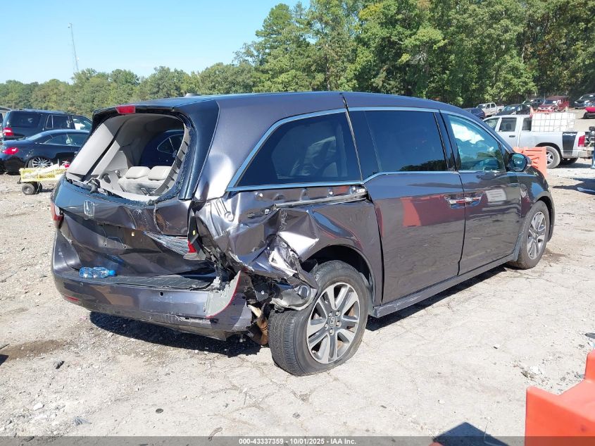 2015 Honda Odyssey Touring/Touring Elite VIN: 5FNRL5H94FB071453 Lot: 43337359