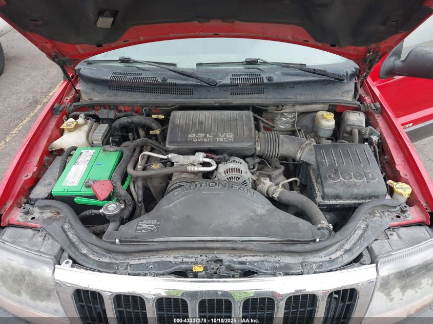 2000 Jeep Grand Cherokee Laredo VIN: 1J4GW48N2YC276995 Lot: 43337378