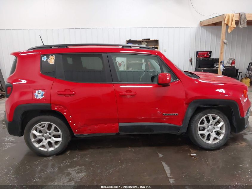 2018 Jeep Renegade Latitude 4X4 VIN: ZACCJBBB9JPH54546 Lot: 43337387