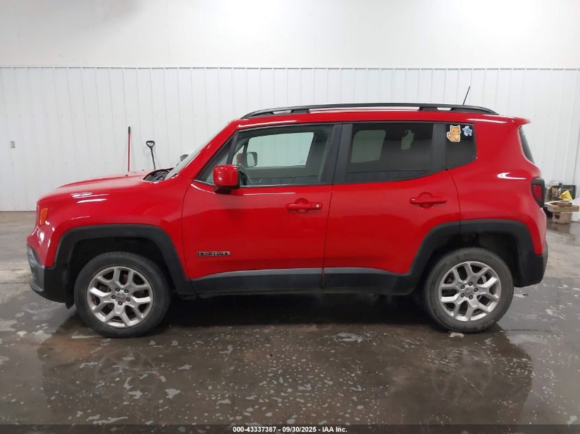 2018 Jeep Renegade Latitude 4X4 VIN: ZACCJBBB9JPH54546 Lot: 43337387