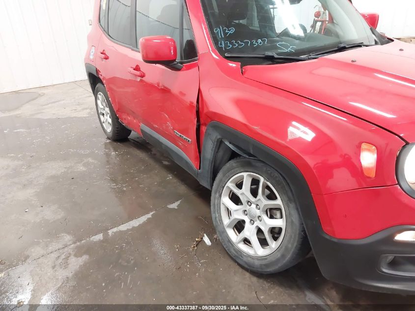 2018 Jeep Renegade Latitude 4X4 VIN: ZACCJBBB9JPH54546 Lot: 43337387