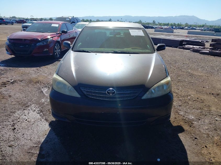 2002 Toyota Camry Le VIN: 4T1BE32K12U572535 Lot: 43337395