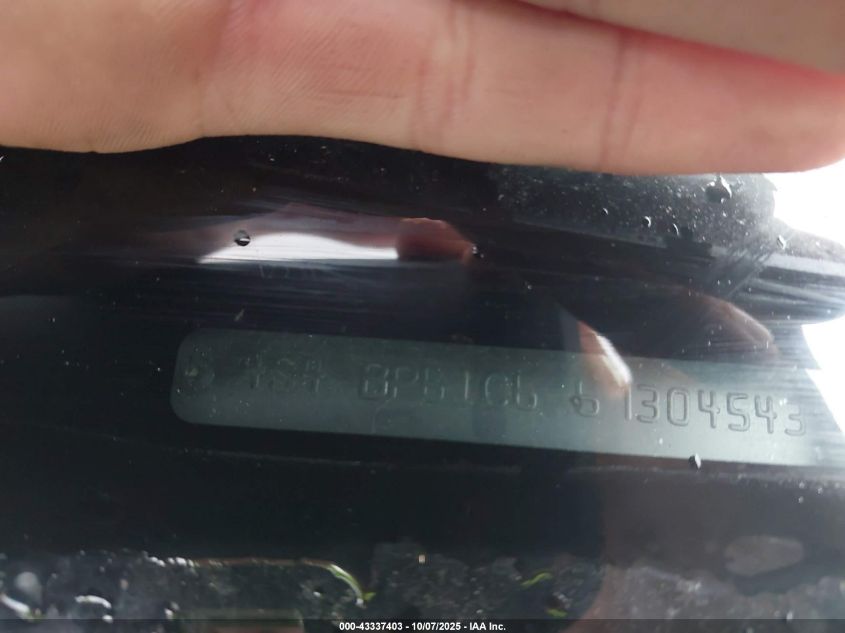 2006 Subaru Outback 2.5I/Outback 2.5I Special VIN: 4S4BP61C667304543 Lot: 43337403