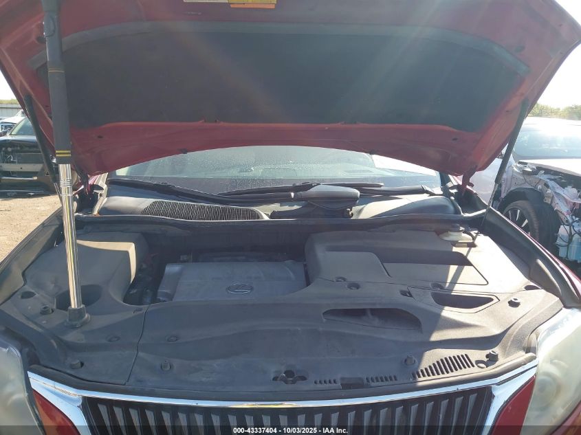 2012 Lexus Rx 350 VIN: 2T2BK1BA3CC143190 Lot: 43337404