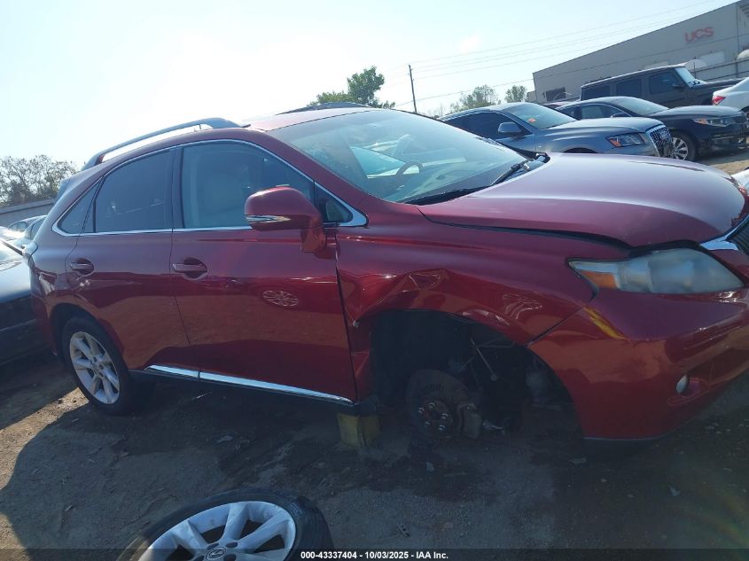 2012 Lexus Rx 350 VIN: 2T2BK1BA3CC143190 Lot: 43337404