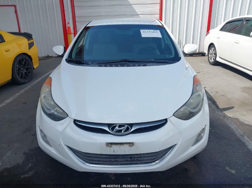 2013 Hyundai Elantra Gls VIN: 5NPDH4AE2DH447899 Lot: 43337412