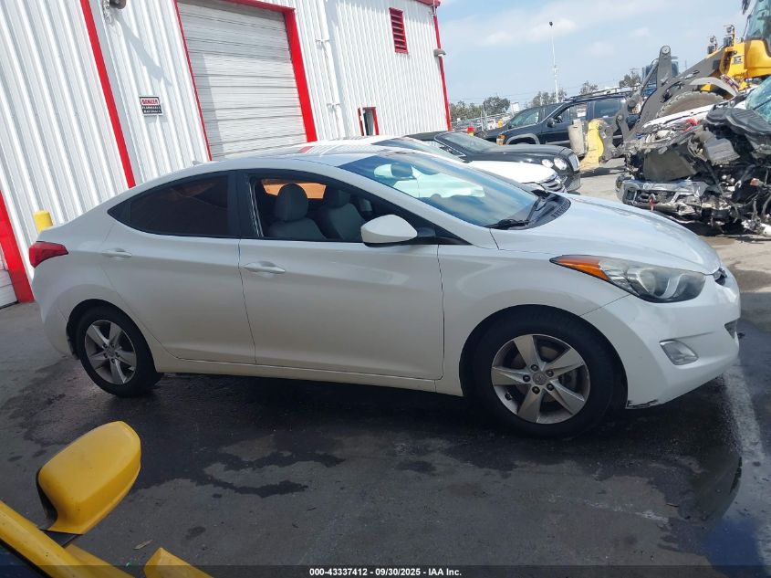 2013 Hyundai Elantra Gls VIN: 5NPDH4AE2DH447899 Lot: 43337412