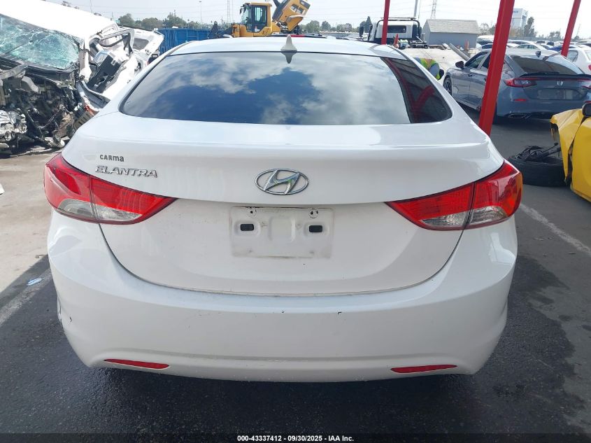 2013 Hyundai Elantra Gls VIN: 5NPDH4AE2DH447899 Lot: 43337412