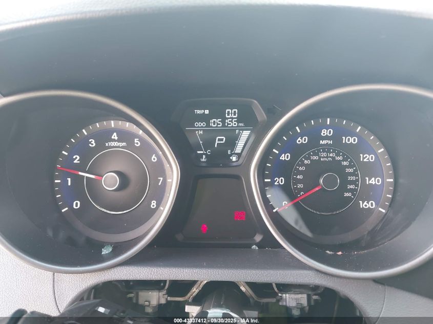 2013 Hyundai Elantra Gls VIN: 5NPDH4AE2DH447899 Lot: 43337412