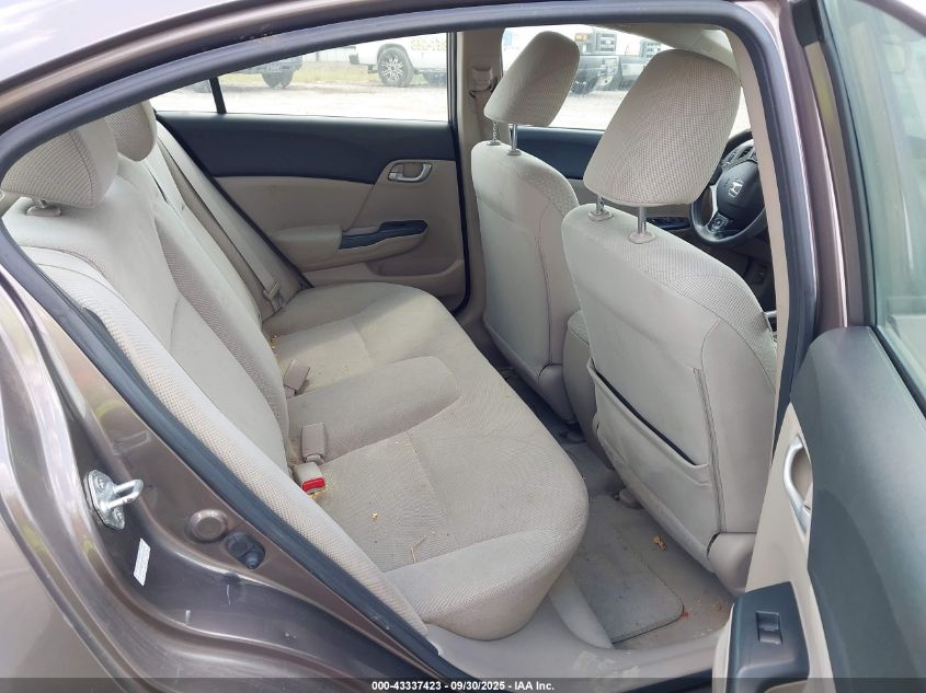 2012 Honda Civic Lx VIN: JHMFB2F52CS001872 Lot: 43337423