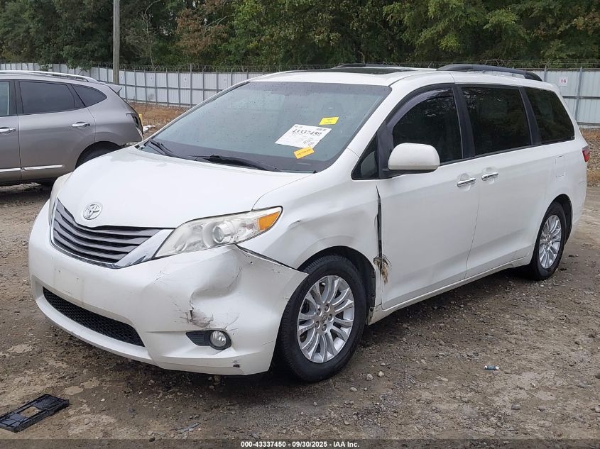 2015 Toyota Sienna Xle Premium 8 Passenger VIN: 5TDYK3DC5FS570570 Lot: 43337450