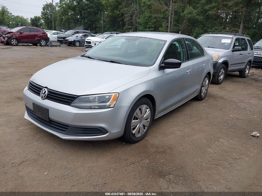 2013 VOLKSWAGEN JETTA 2.0L S 3VW2K7AJ1DM367749
