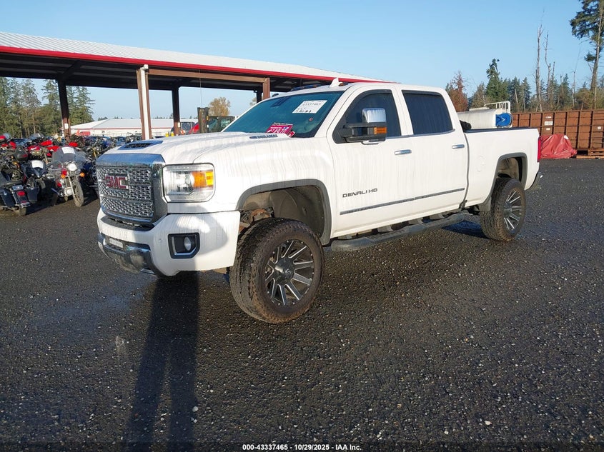 Vin: 1gt12ueyxjf197570, lot: 43832179, gmc sierra 2500hd denali 20182
