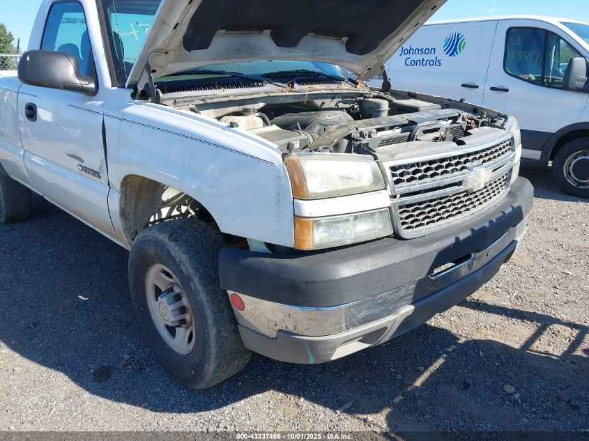 2005 Chevrolet Silverado 2500Hd Work Truck VIN: 1GBHC24U25E294373 Lot: 43337466