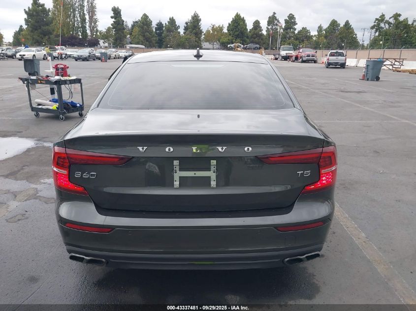 2021 Volvo S60 T5 Momentum VIN: 7JR102FK5MG096604 Lot: 43337481
