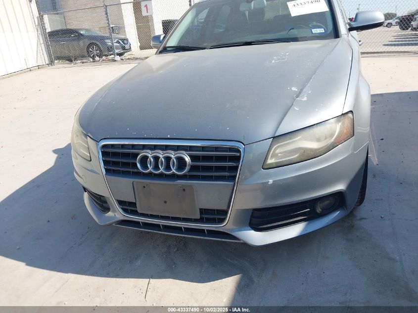 2011 Audi A4 2.0T Premium VIN: WAUEFAFLXBN032968 Lot: 43337490