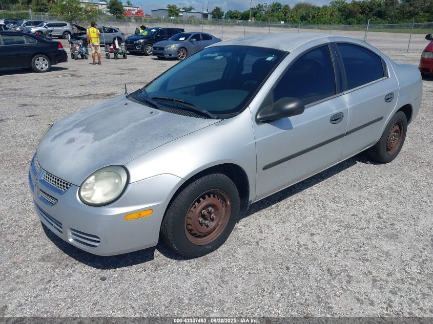 2003 Dodge Neon Se VIN: 1B3ES26C33D189139 Lot: 43337493