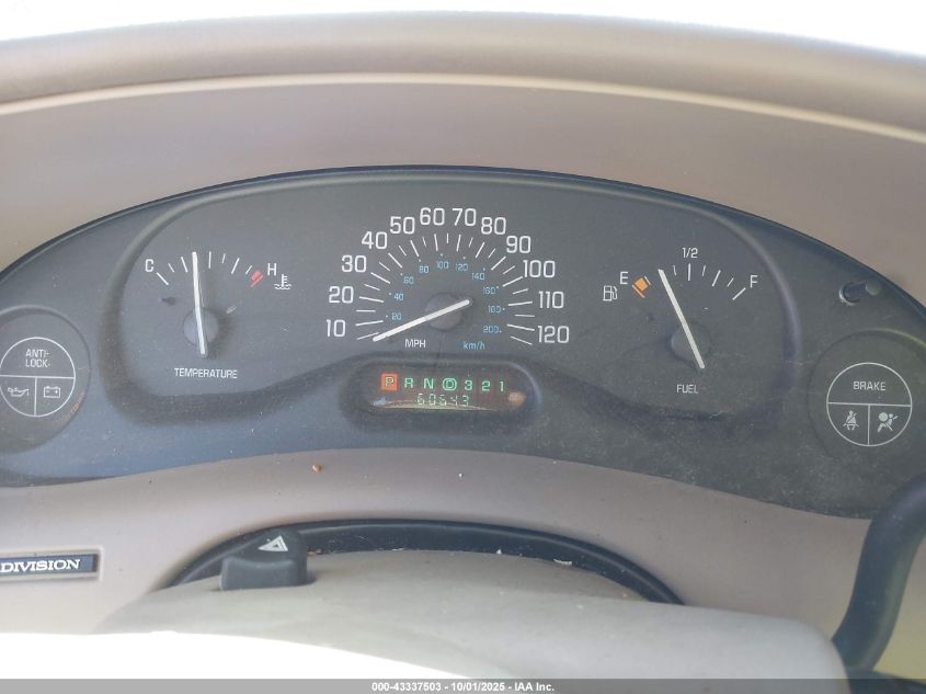 1999 Buick Century Limited VIN: 2G4WY52MXX1562496 Lot: 43337503