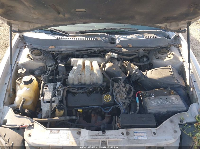 2000 Ford Taurus Lx VIN: 1FAFP5222YG249345 Lot: 43337505