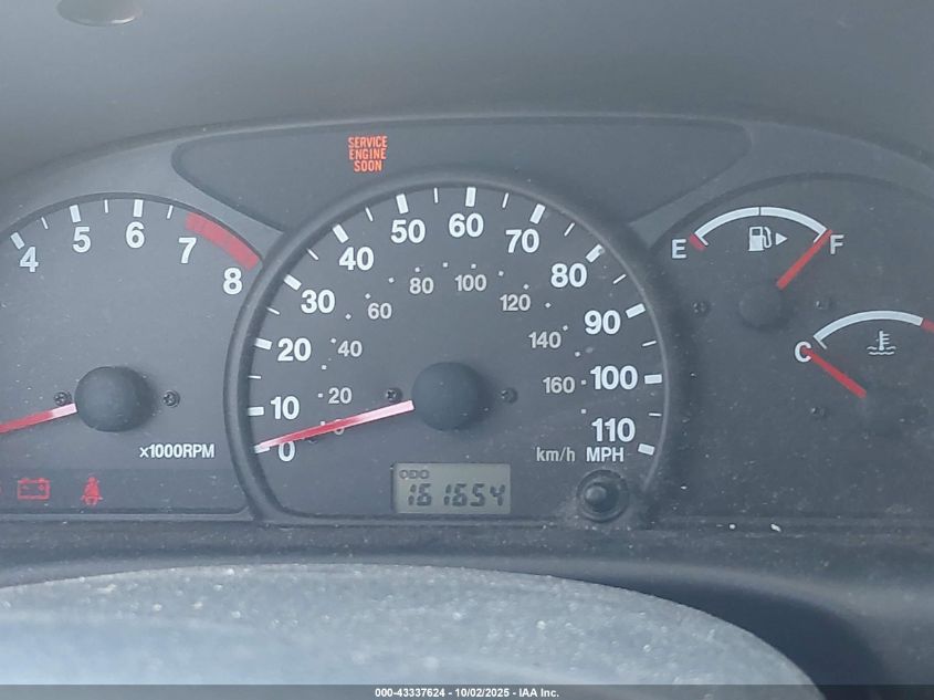 2003 Chevrolet Tracker Hard Top Zr2 VIN: 2CNBJ734636933745 Lot: 43337624