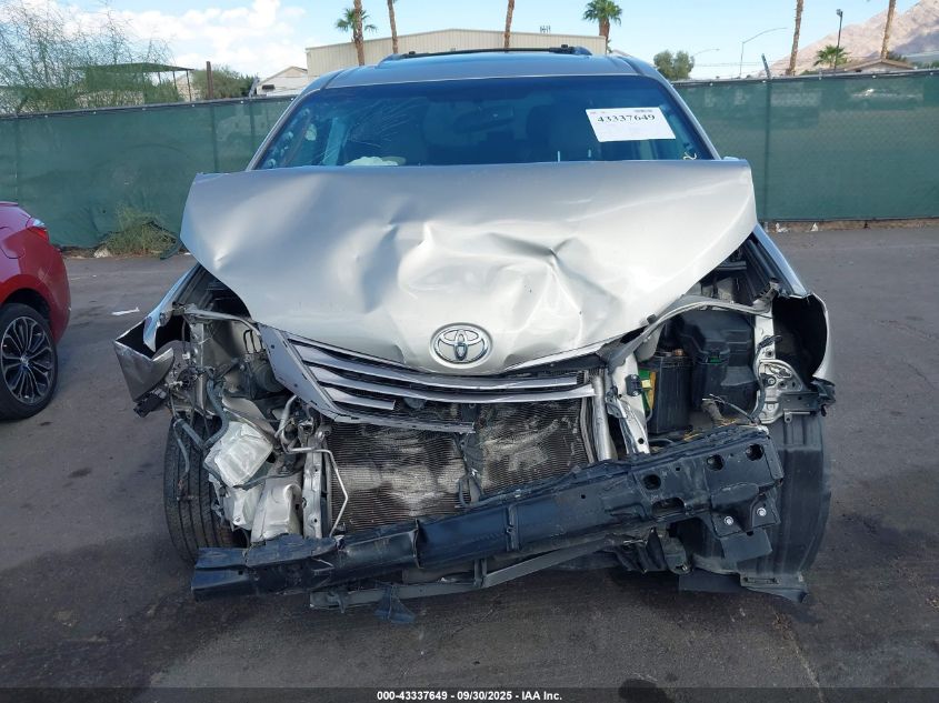 2015 Toyota Sienna Xle 8 Passenger VIN: 5TDYK3DC7FS575902 Lot: 43337649
