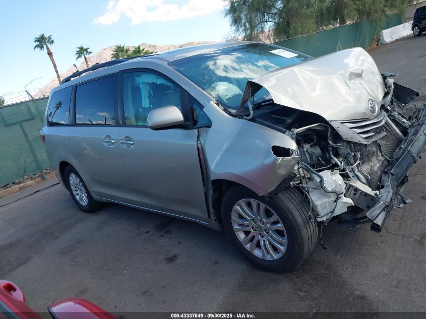 2015 Toyota Sienna Xle 8 Passenger VIN: 5TDYK3DC7FS575902 Lot: 43337649