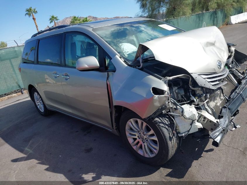 2015 Toyota Sienna Xle 8 Passenger VIN: 5TDYK3DC7FS575902 Lot: 43337649
