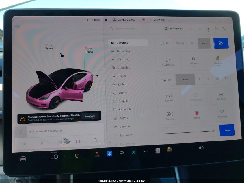 2020 Tesla Model 3 Long Range Dual Motor All-Wheel Drive VIN: 5YJ3E1EB6LF619626 Lot: 43337651