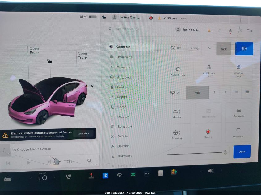 2020 Tesla Model 3 Long Range Dual Motor All-Wheel Drive VIN: 5YJ3E1EB6LF619626 Lot: 43337651