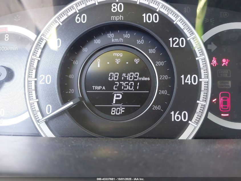 2017 Honda Accord Ex VIN: 1HGCR2F72HA205698 Lot: 43337681