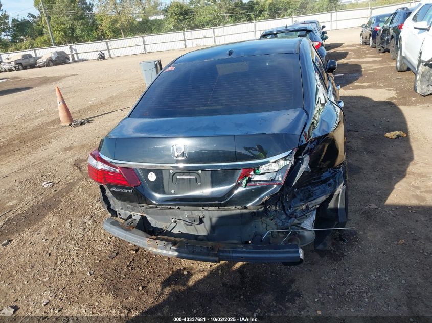 2017 Honda Accord Ex VIN: 1HGCR2F72HA205698 Lot: 43337681
