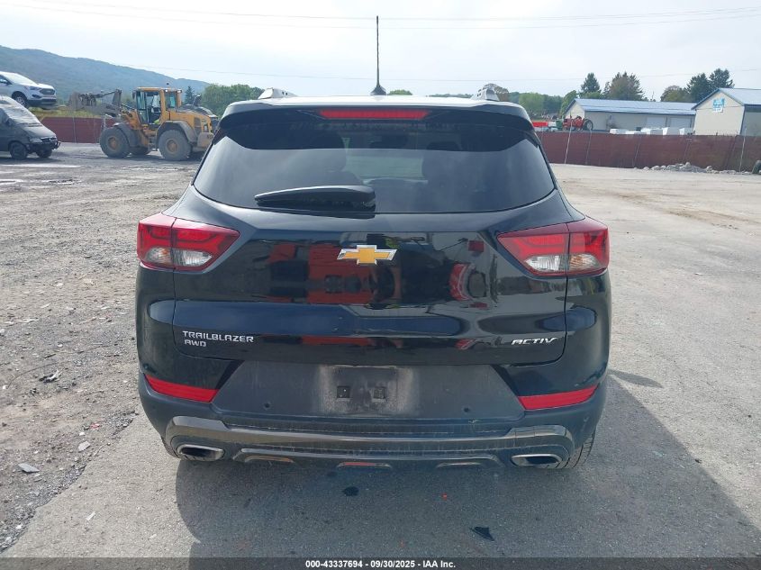 2021 Chevrolet Trailblazer Awd Activ VIN: KL79MSSL0MB081698 Lot: 43337694