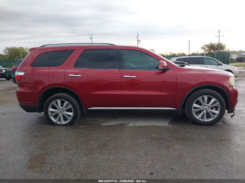 2013 Dodge Durango Crew VIN: 1C4SDHDT2DC632681 Lot: 43337714