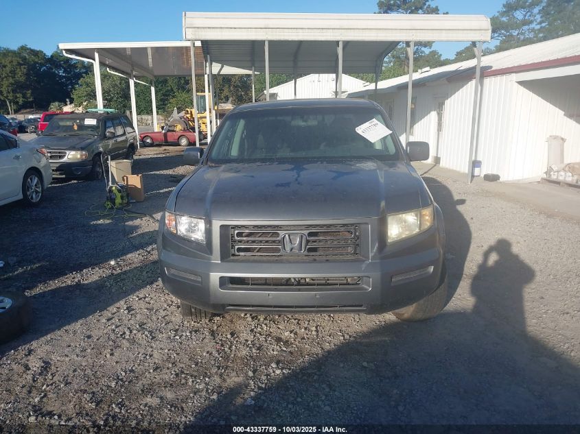 2007 Honda Ridgeline Rts VIN: 2HJYK16447H502136 Lot: 43337759