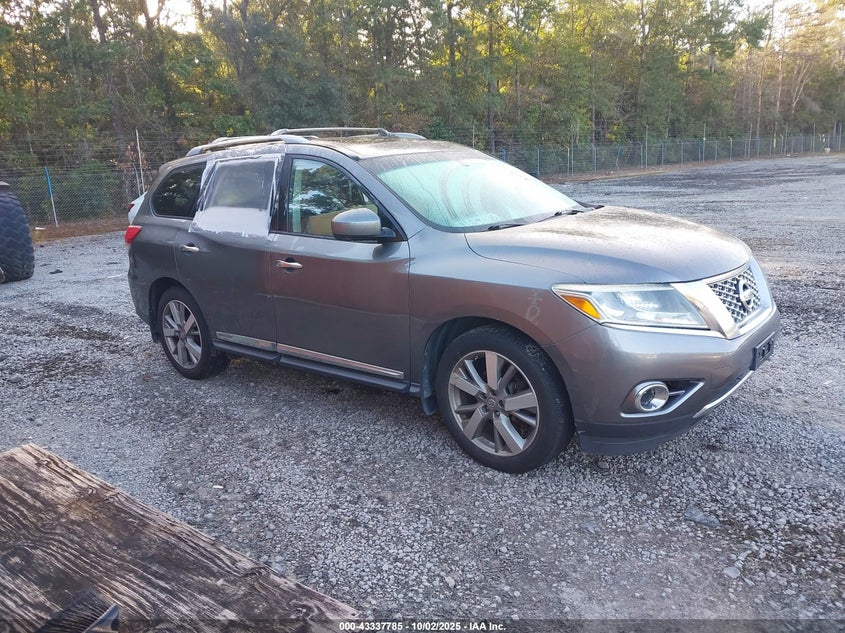 5N1AR2MM1FC720767 2015 Nissan Pathfinder Platinum auction photo 1