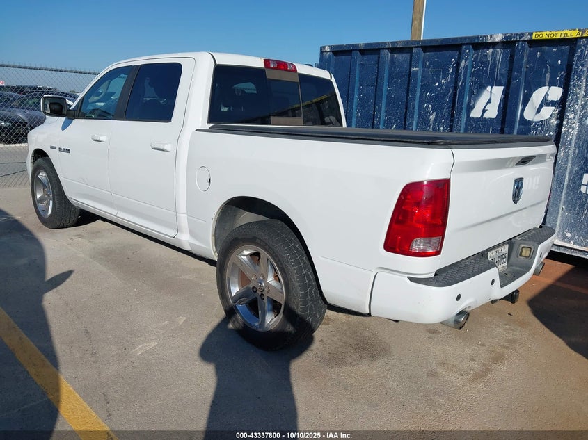 Vin: 1d7rb1ct2as237775, lot: 43832514, dodge ram 1500 slt/sport/trx 20103