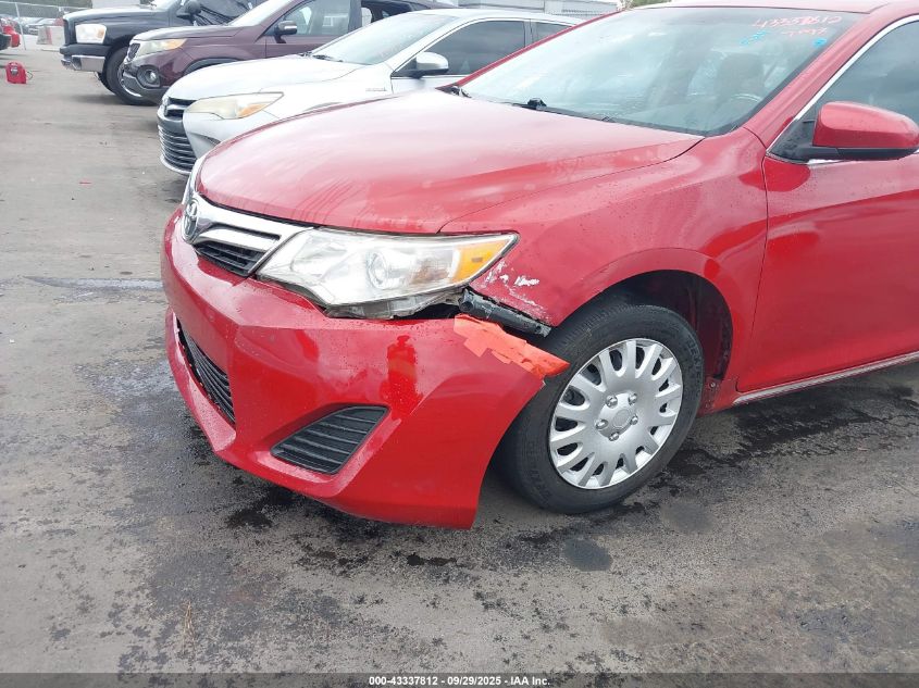 2012 Toyota Camry Le VIN: 4T1BF1FK6CU522632 Lot: 43337812