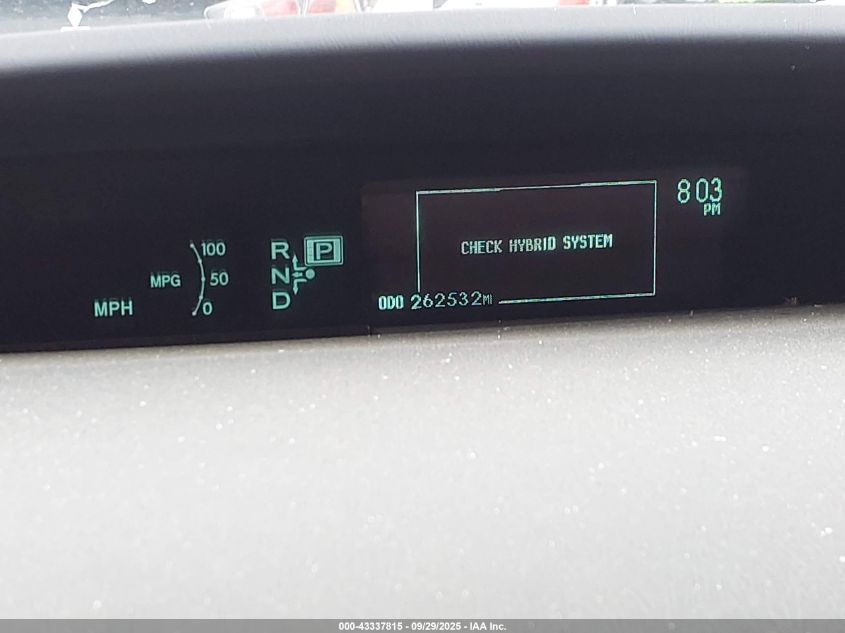 2010 Toyota Prius Iii VIN: JTDKN3DUXA1062784 Lot: 43337815