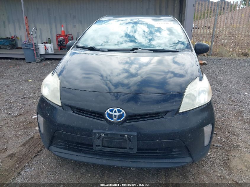 2014 Toyota Prius Two VIN: JTDKN3DU1E0371488 Lot: 43337861