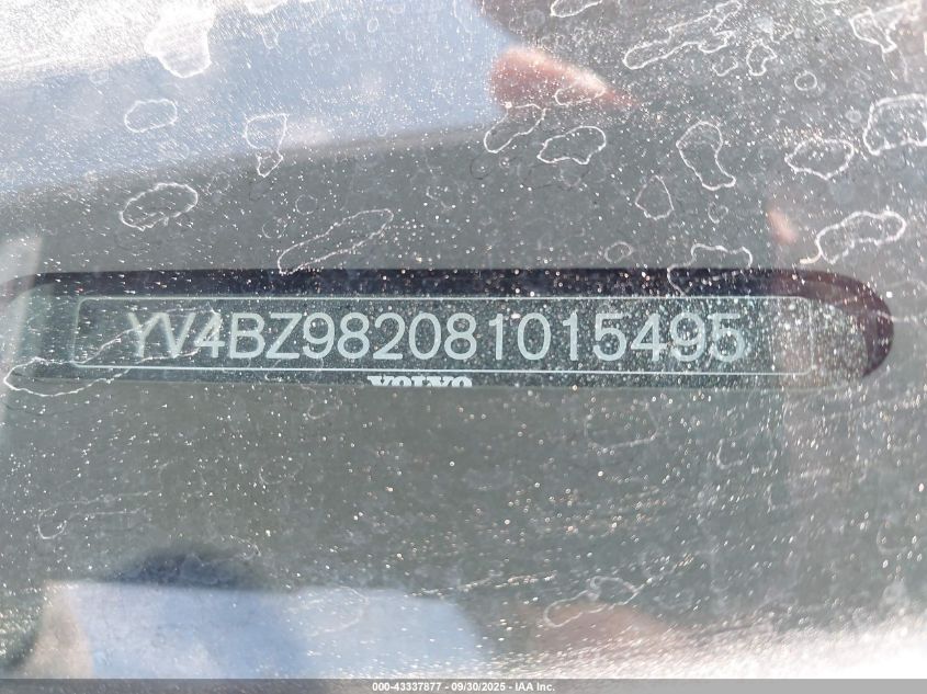 2008 Volvo Xc70 3.2 VIN: YV4BZ982081015495 Lot: 43337877