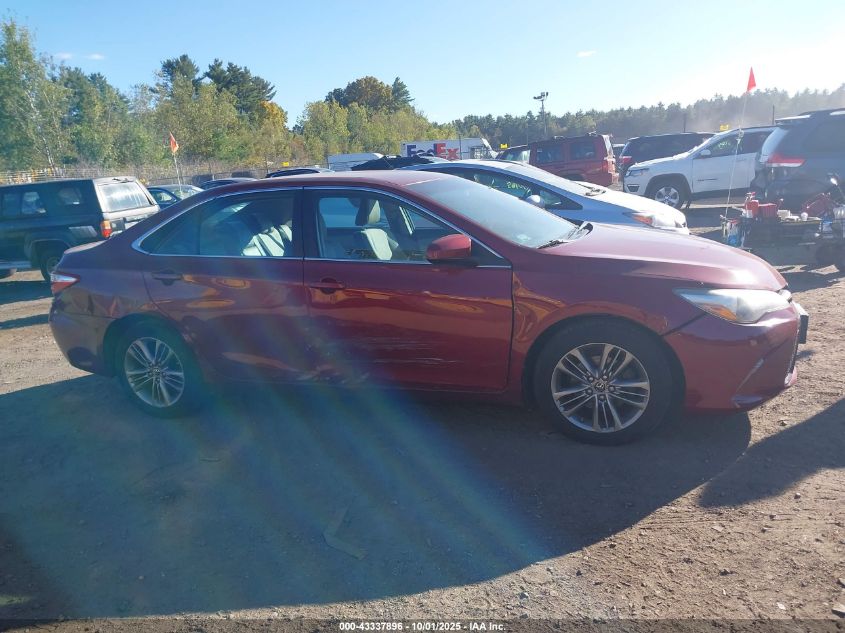 2016 Toyota Camry Se VIN: 4T1BF1FK4GU558650 Lot: 43337896