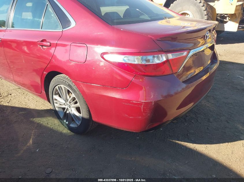 2016 Toyota Camry Se VIN: 4T1BF1FK4GU558650 Lot: 43337896