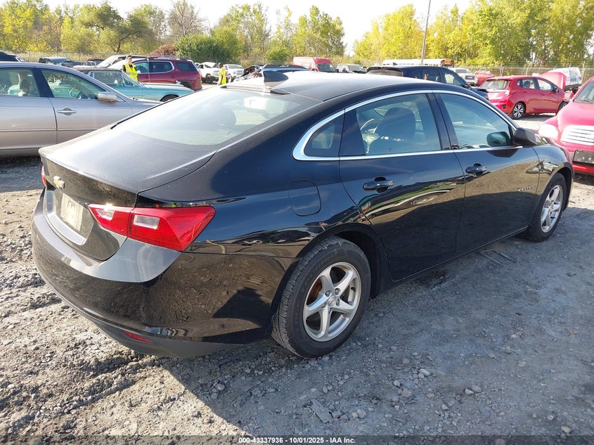 VIN 1G1ZC5ST2JF154638 2018 CHEVROLET MALIBU 1FL
