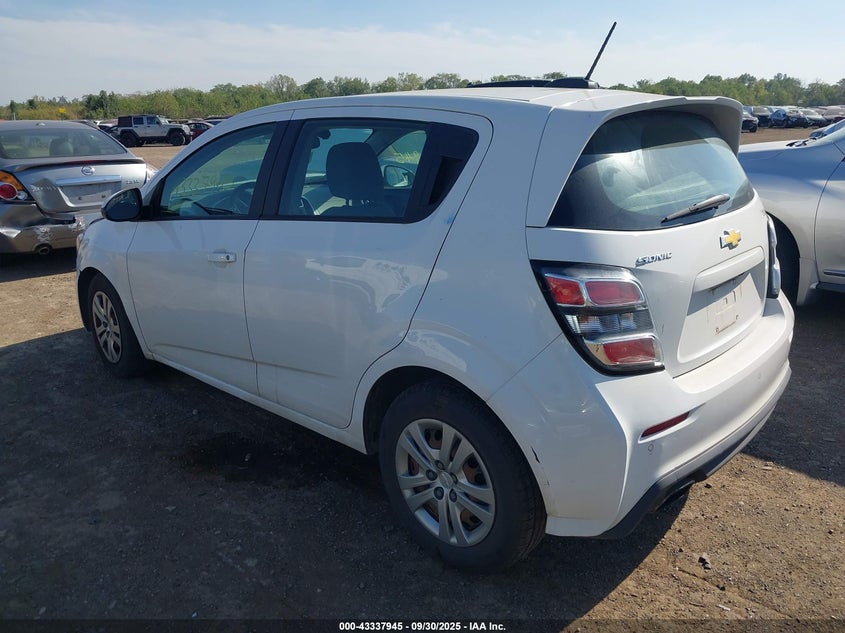 2020 CHEVROLET SONIC FWD  1FL 5-DOOR 1G1JG6SB9L4133668
